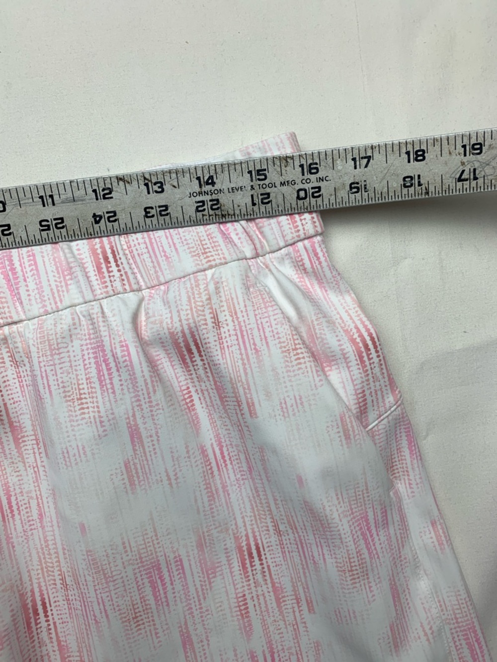 Zyia size large White Pink Active Drawstring Shorts running athletic casual - Picture 5 of 8